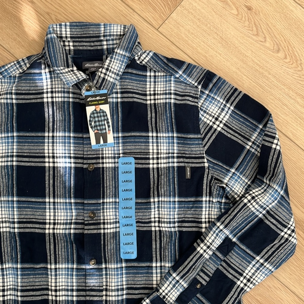 NWT EDDIE BAUER flannel shirt